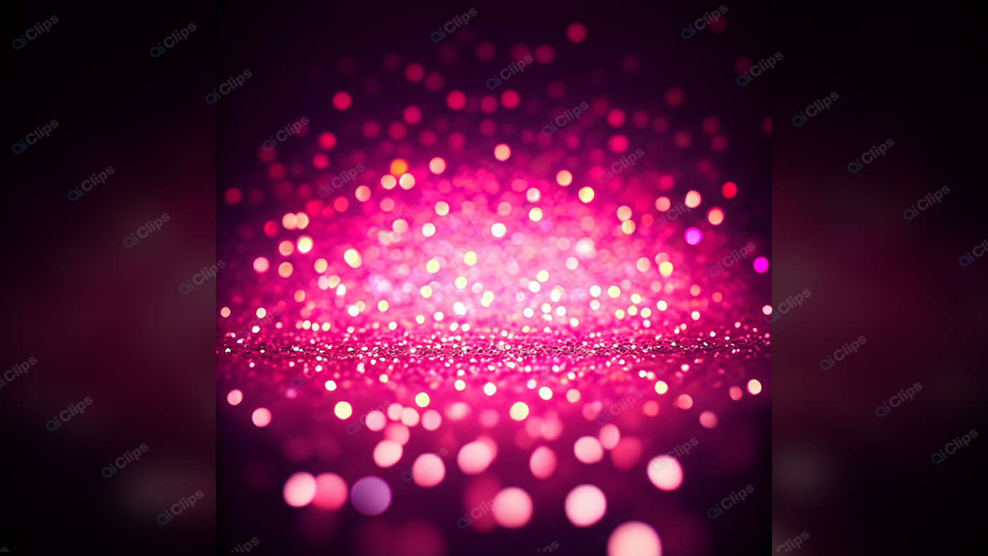 Pink Bokeh Lights Background