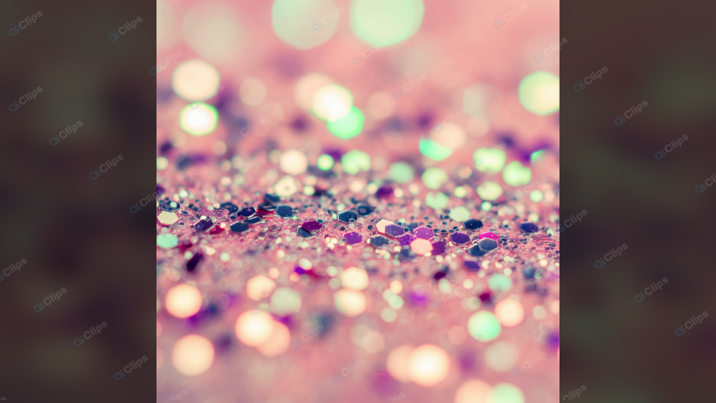 Bokeh Sparkle with Pink Glitter Background