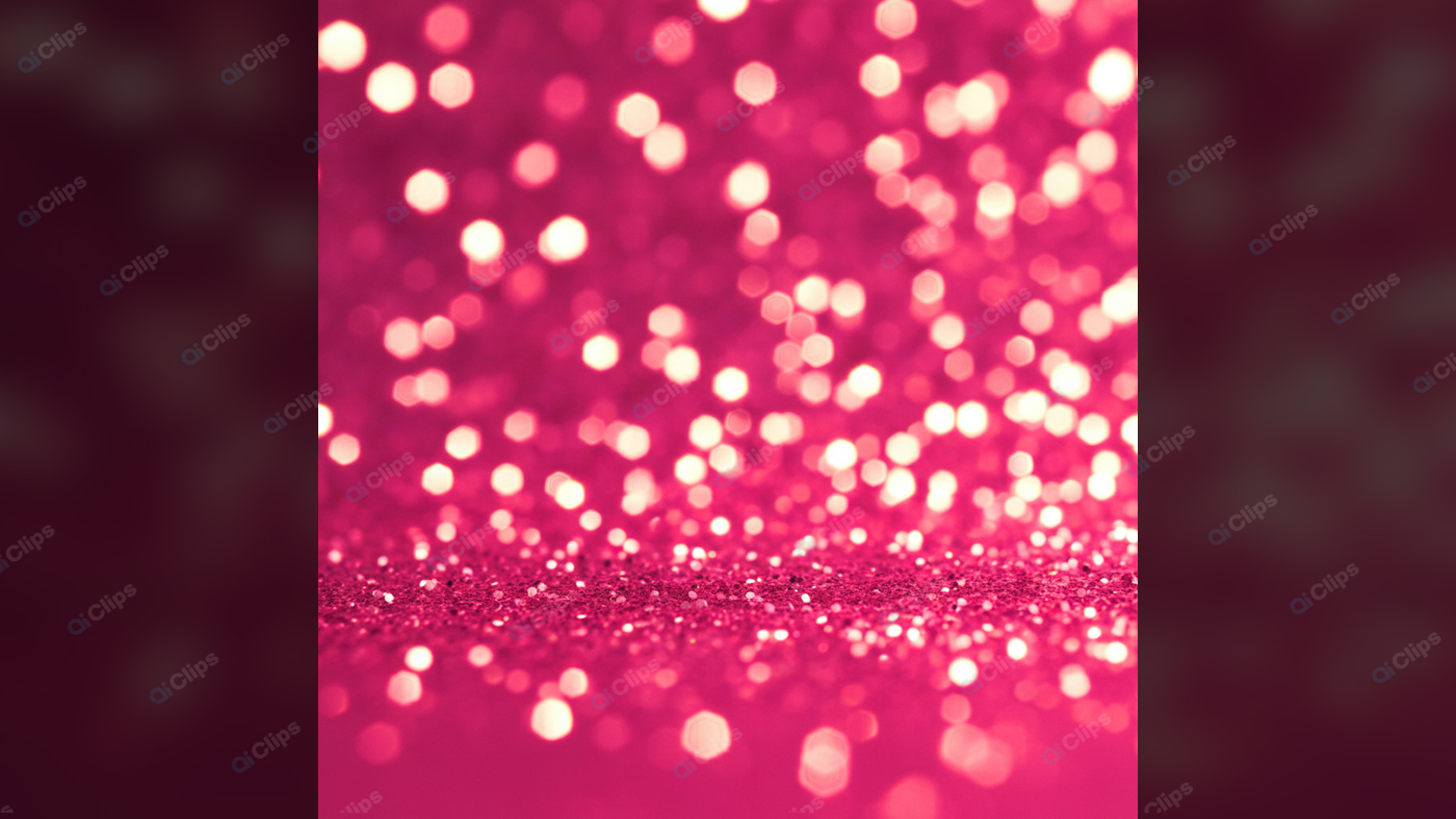 Pink Glittering Bokeh Background