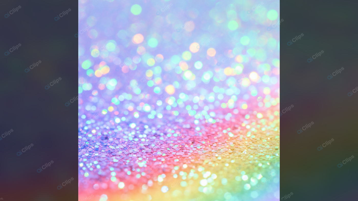 Rainbow Holographic Glitter Background