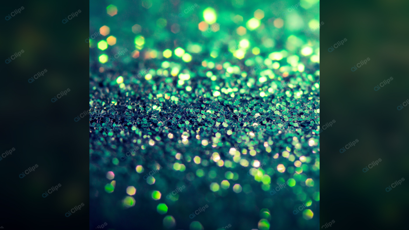 Green Glitter Abstract Background