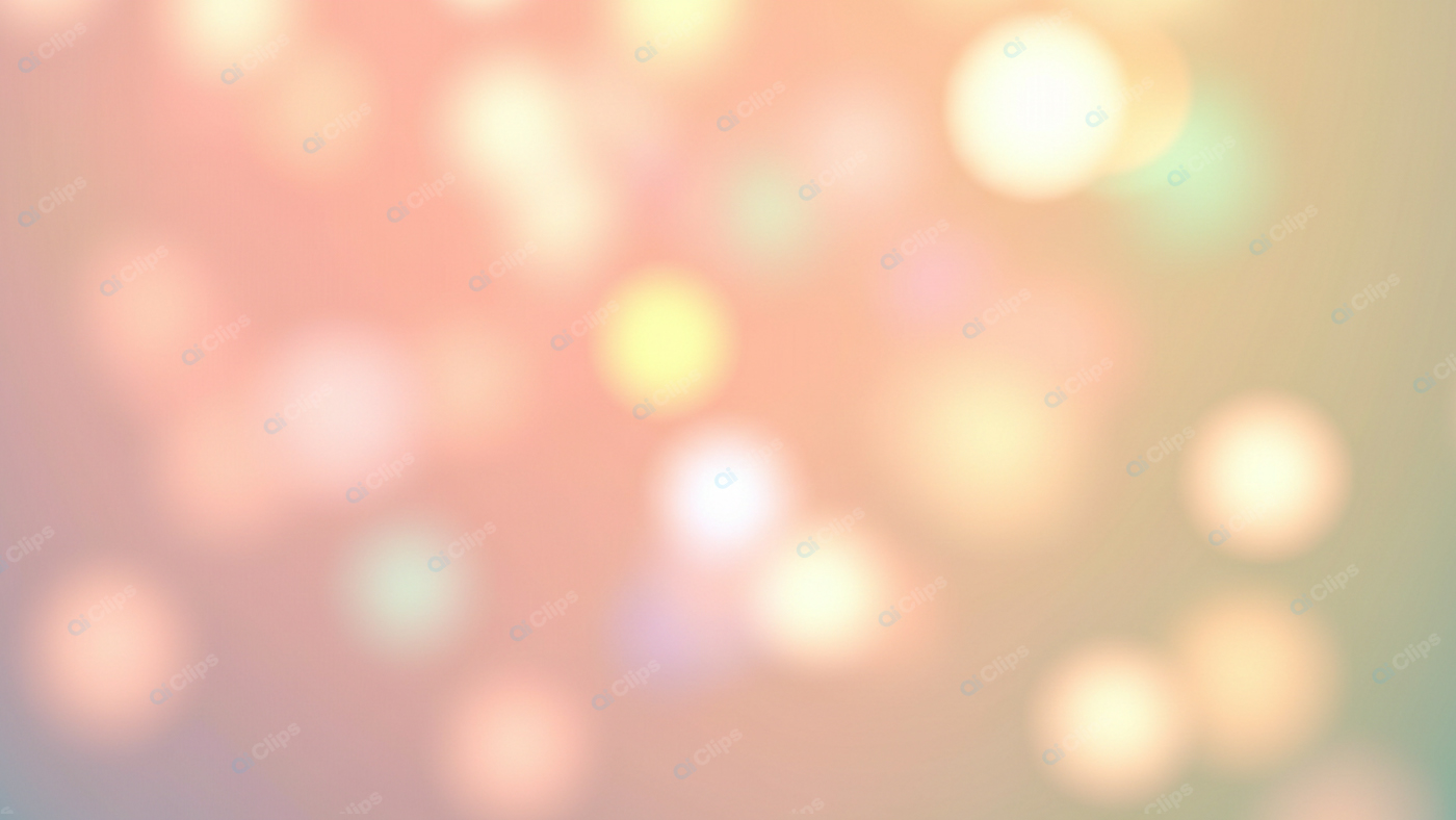 Soft Pastel Bokeh Light Background