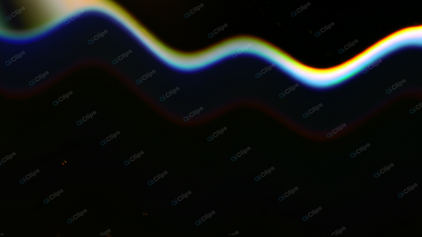 Colorful Light Wave on Dark Background