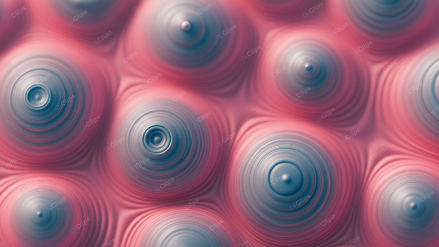 Abstract Pink and Blue 3D Swirl Pattern