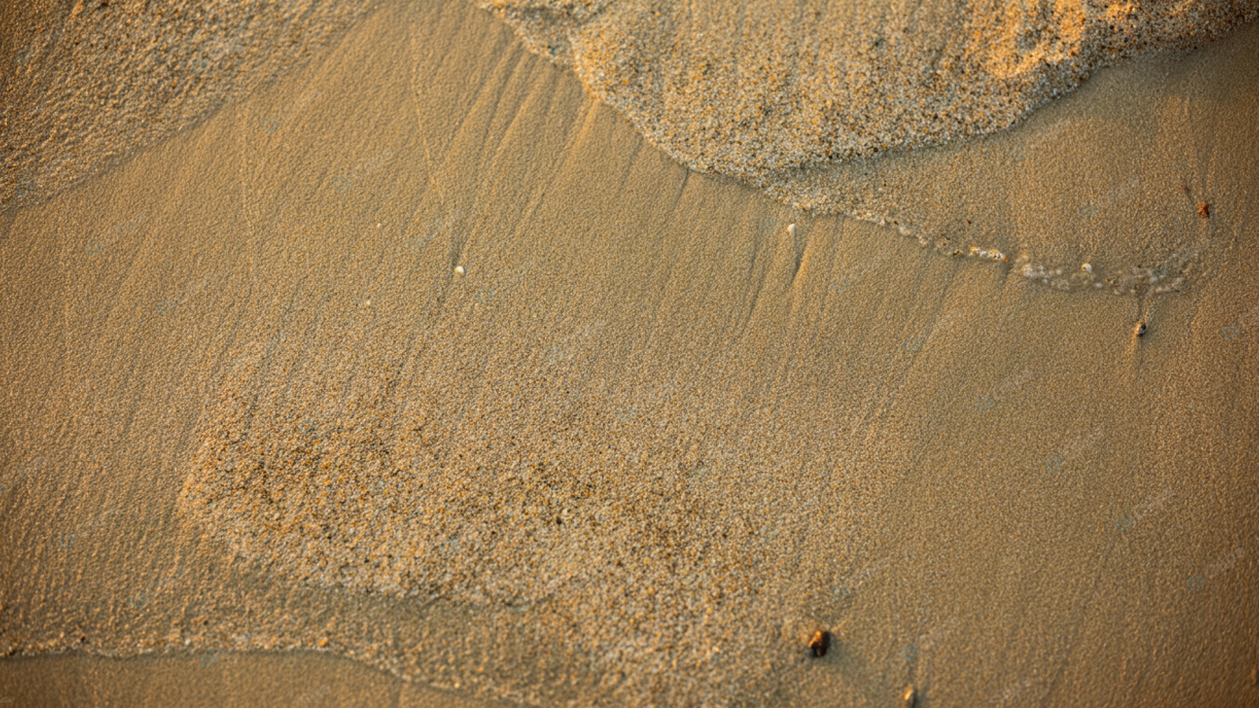 Golden Sand Texture with Gentle Wave Patterns