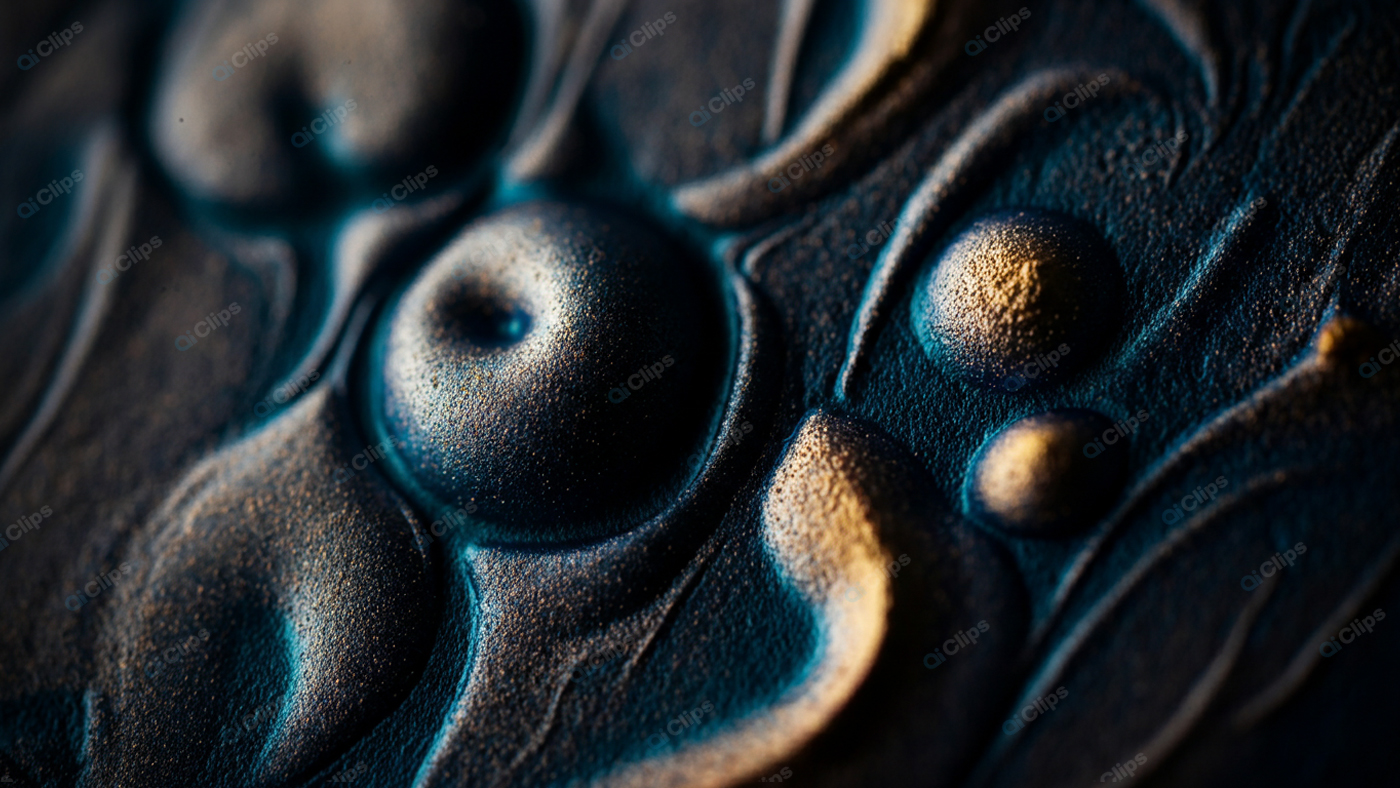 Abstract Close-Up of Metallic Surface Texture
