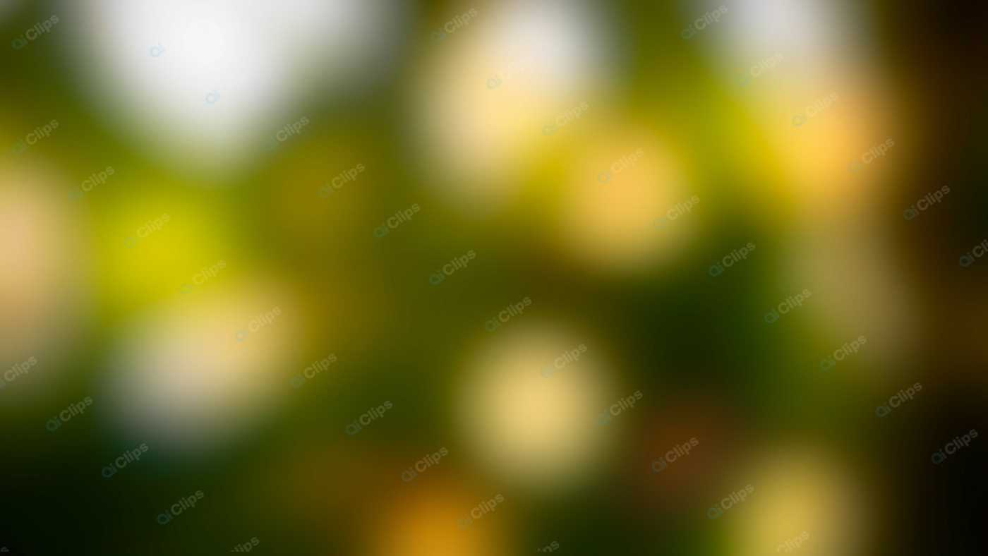Blurry Nature Background with Light Bokeh Effects