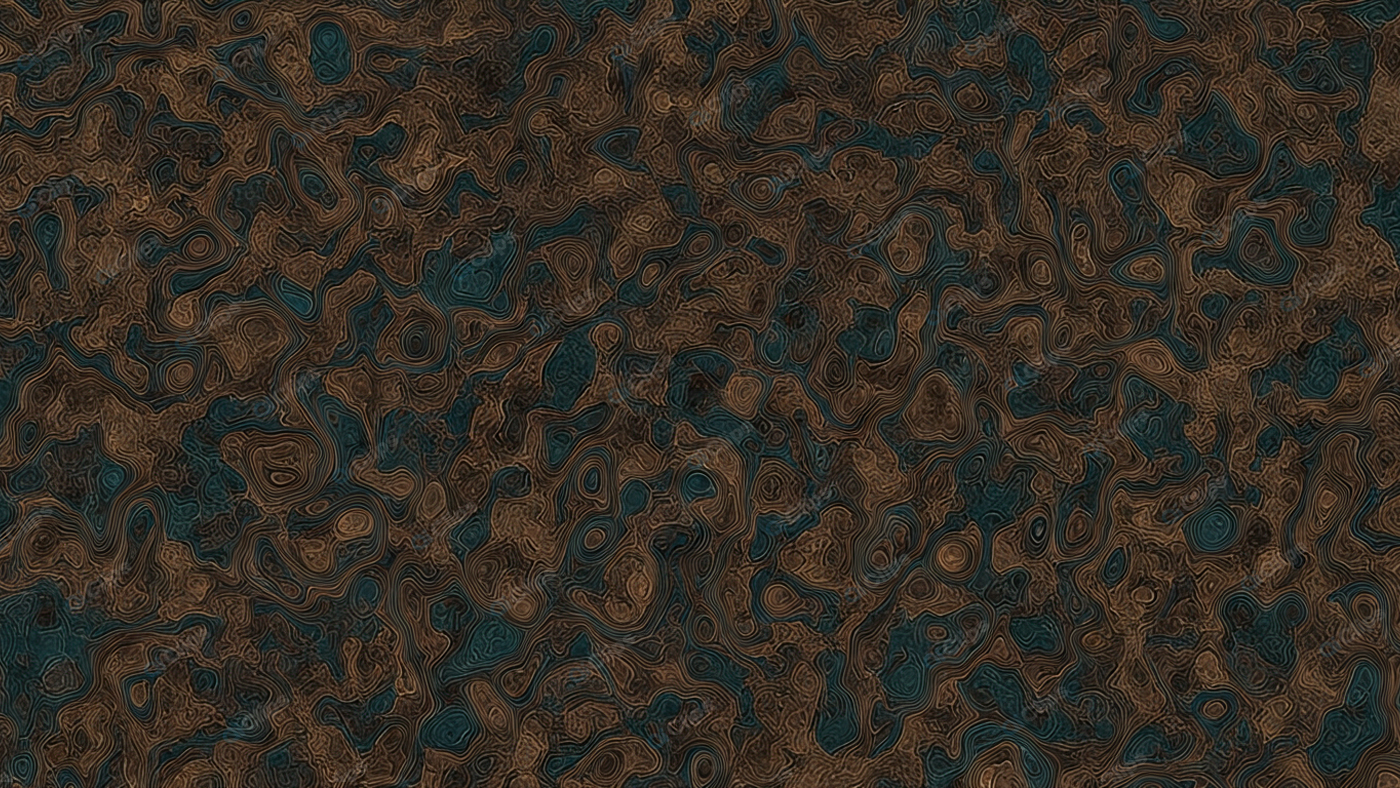 Abstract Swirl Pattern in Earth Tones