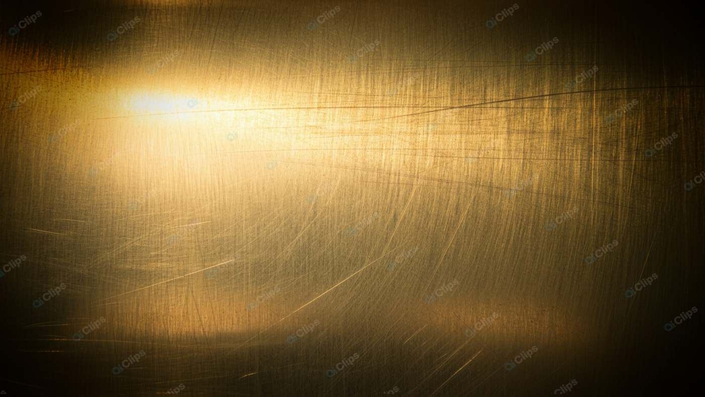 Golden Textured Background with Light Reflection