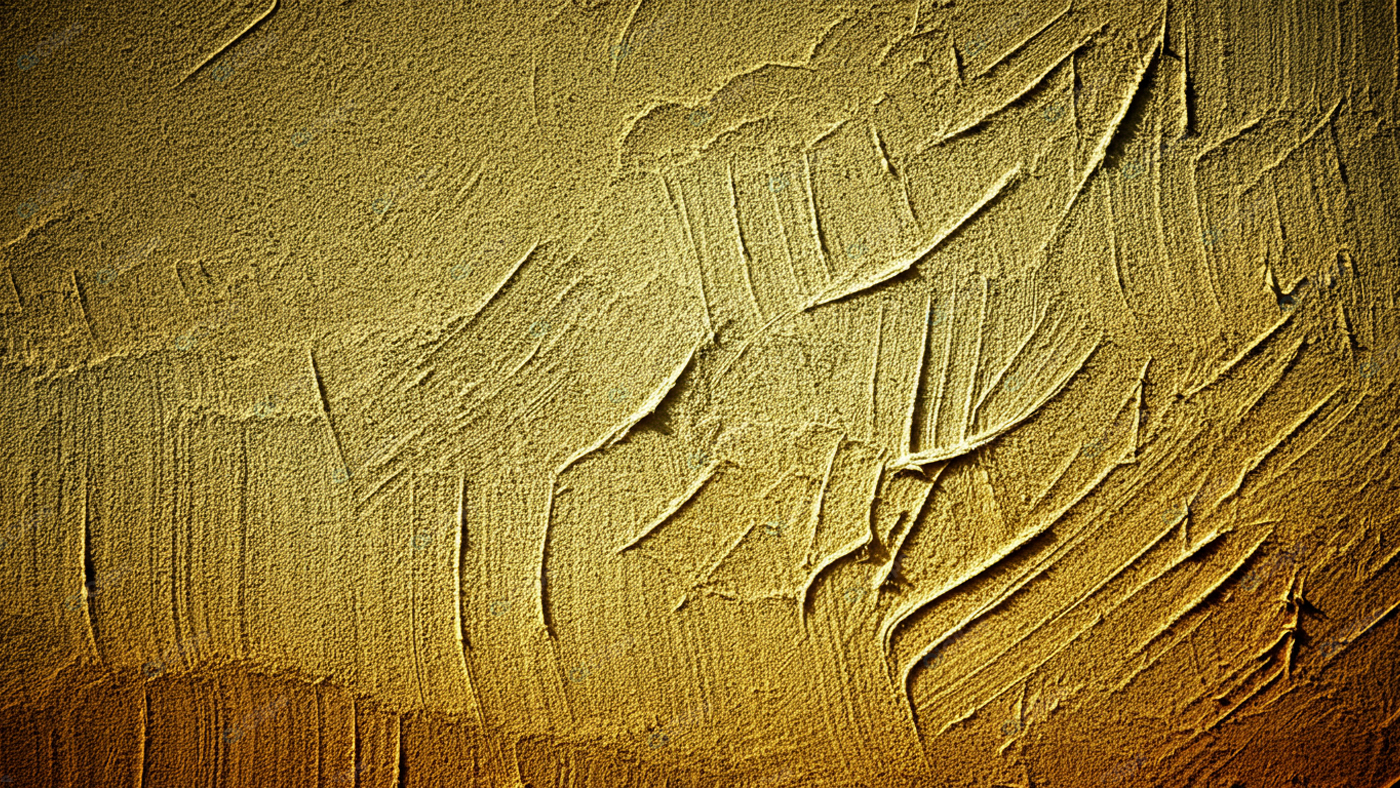 Golden Textured Abstract Wall Surface
