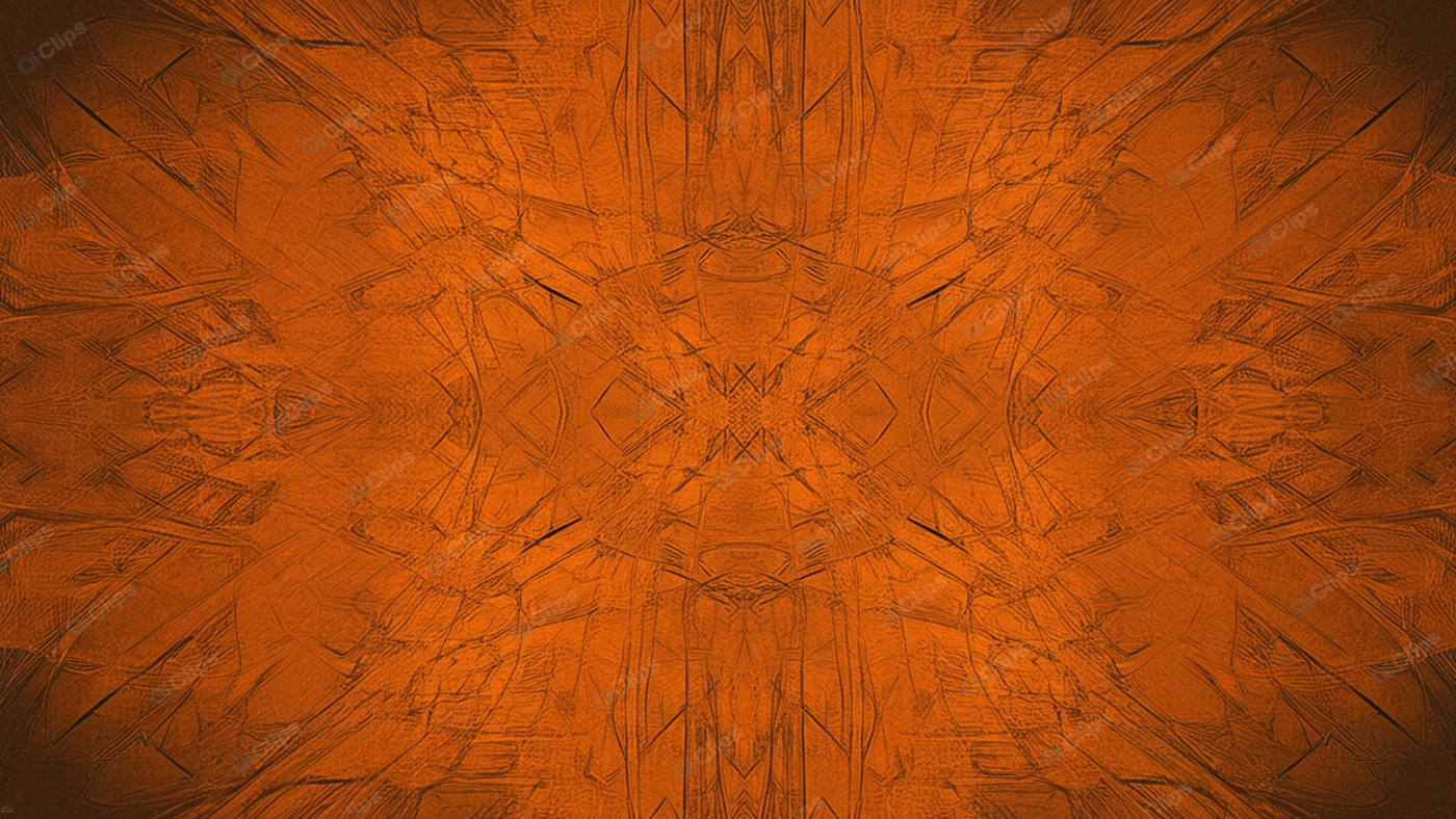 Abstract Orange Geometric Texture Pattern