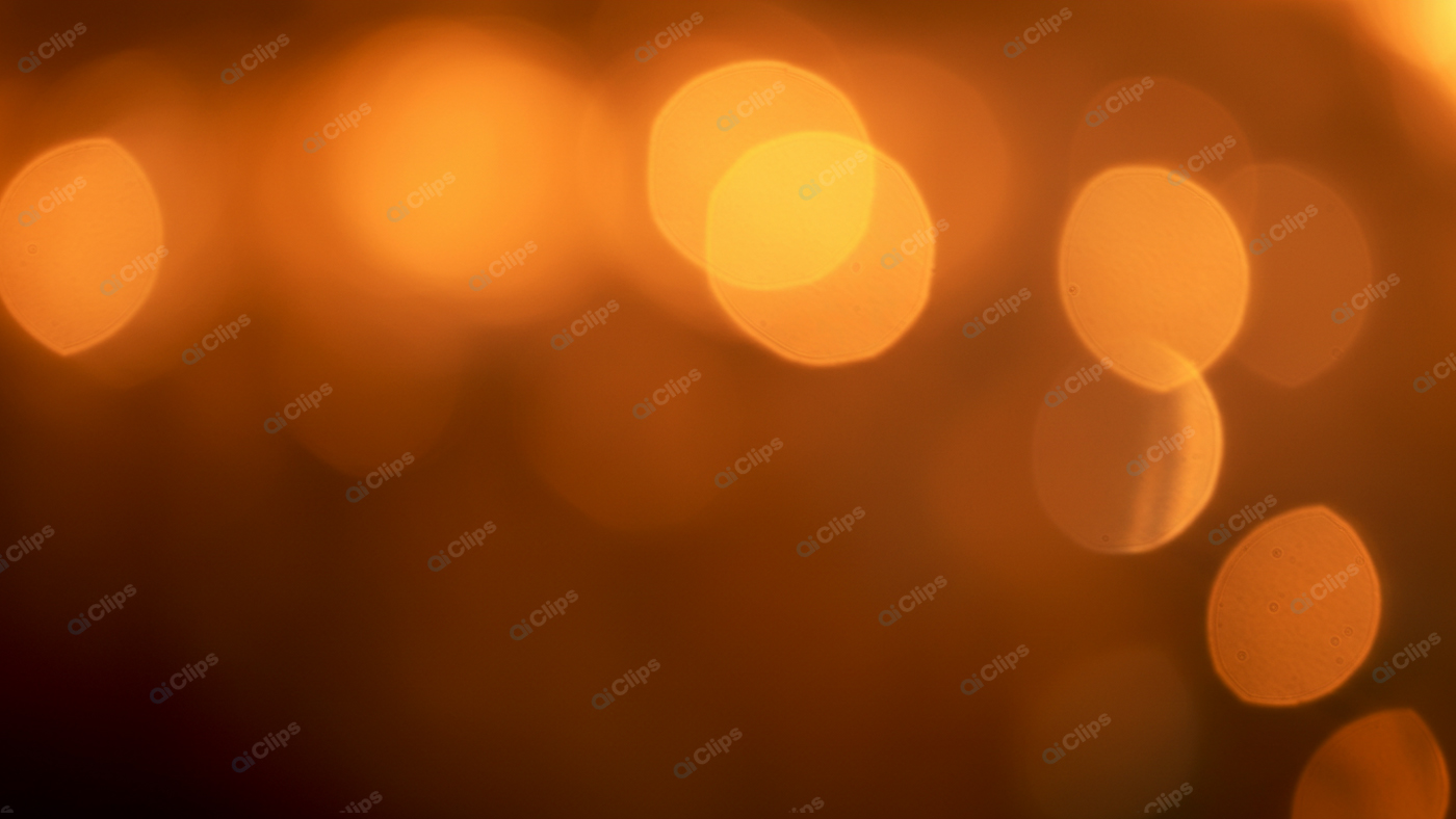Soft Golden Bokeh Lights Abstract Background