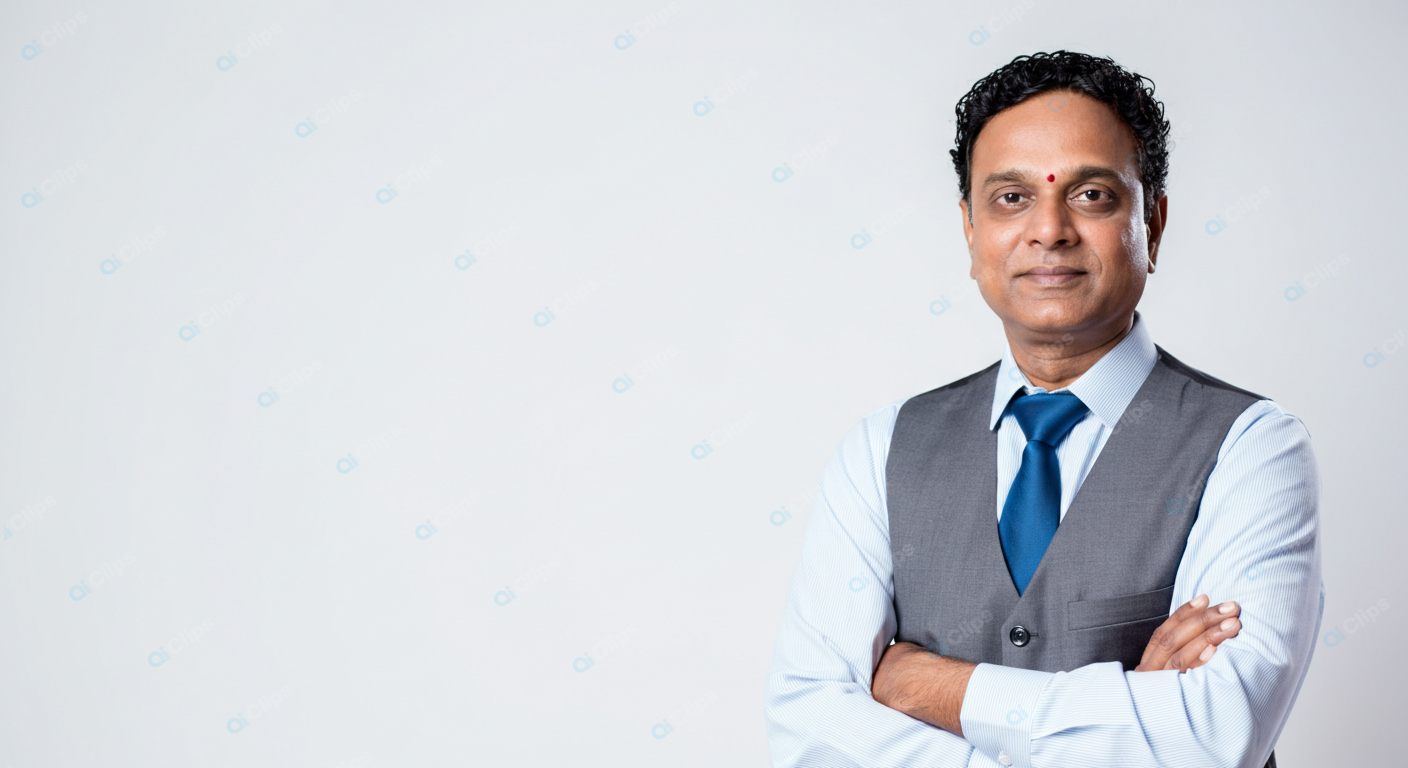 Professional Portrait of Businessman in Formal Attire