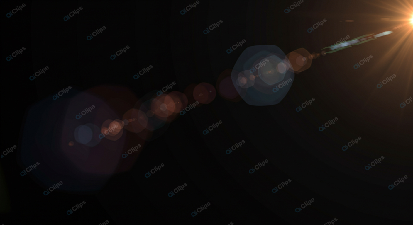 Sunlight Lens Flare with Bokeh Effect