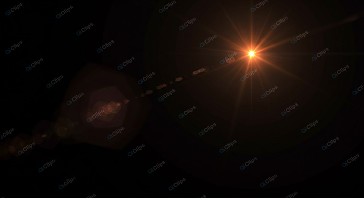 Bright Solar Flare Effect in Dark Background