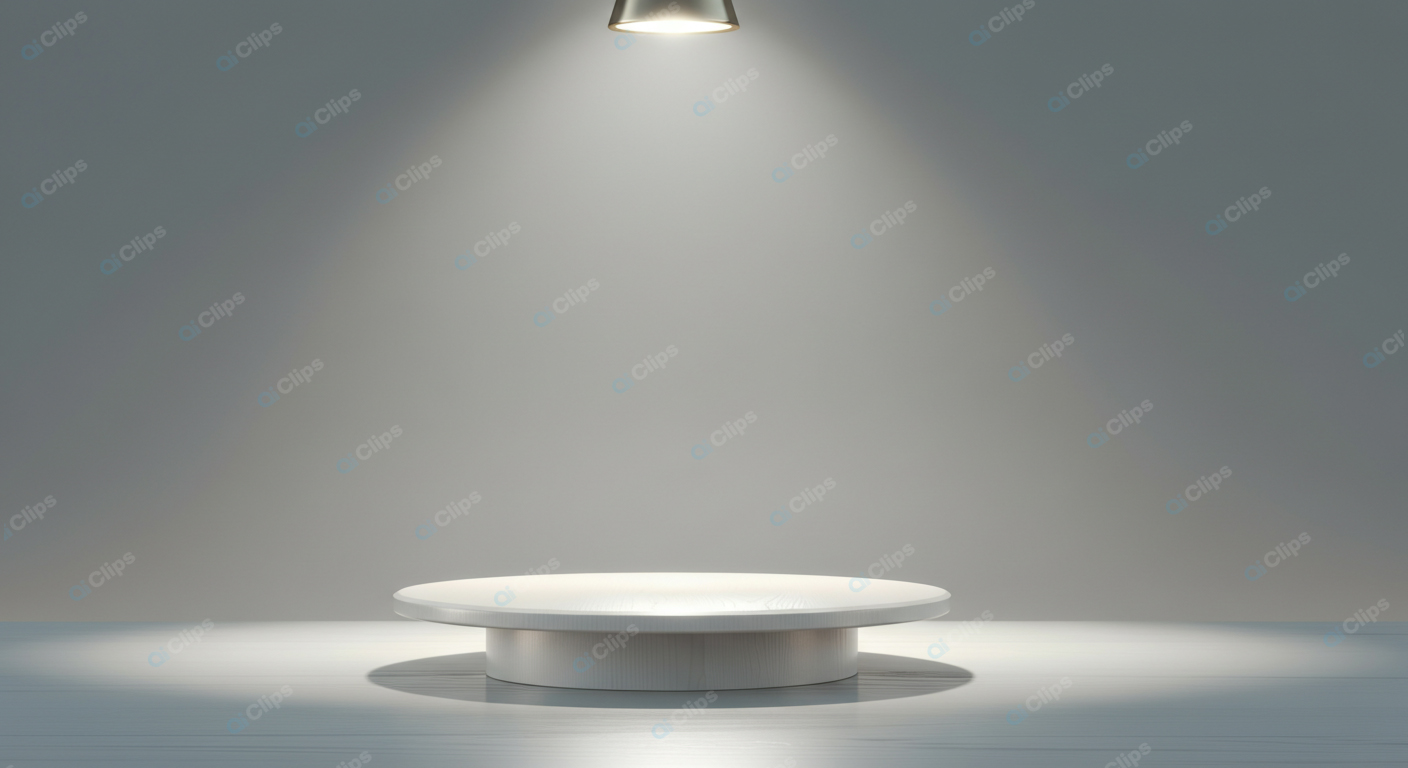 Minimalist Product Display Under Spotlight