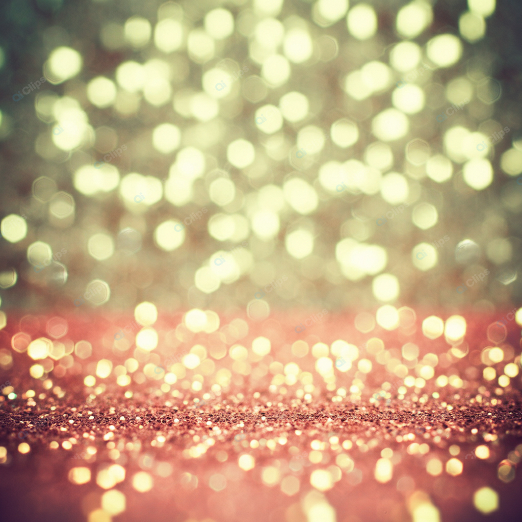 Shimmering Gold and Pink Bokeh Background