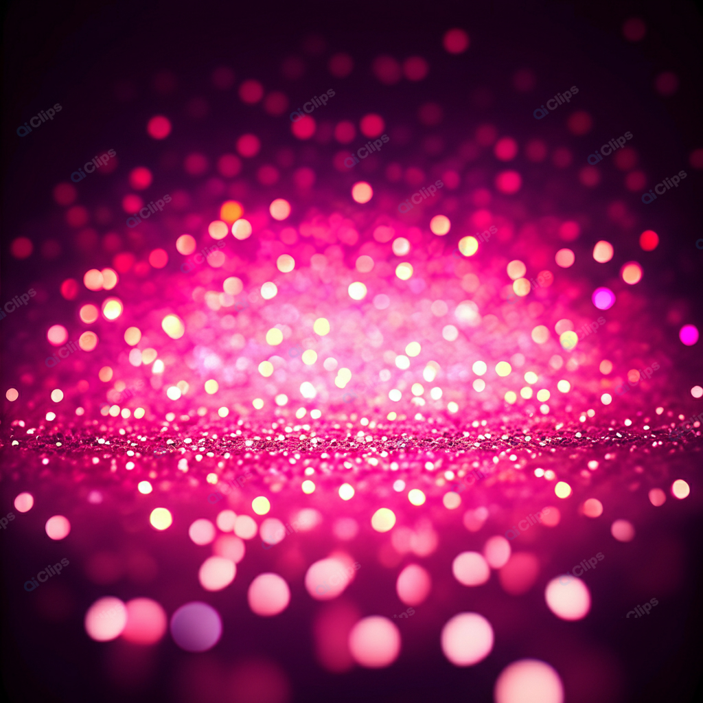 Pink Bokeh Lights Background