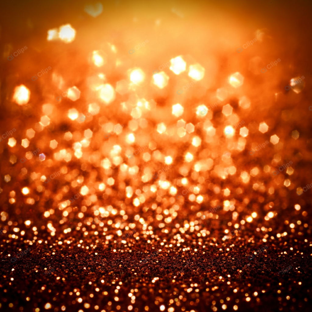 Golden Bokeh Lights Abstract Festive Background
