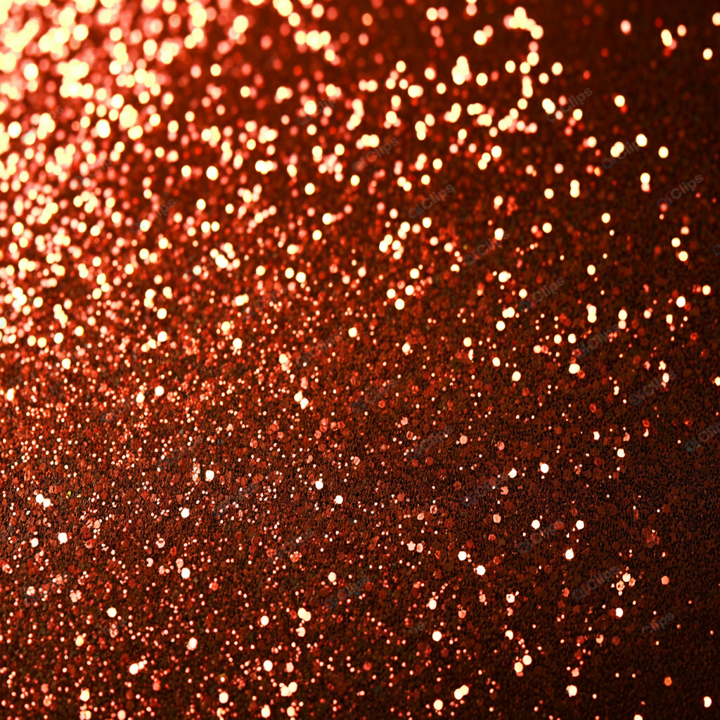 Sparkling Red Glitter Close-Up Background