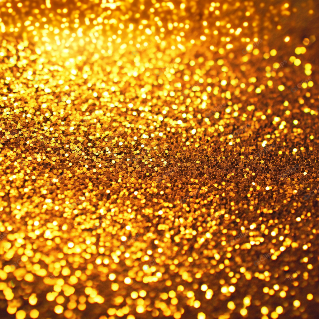 Golden Glitter Sparkle Background