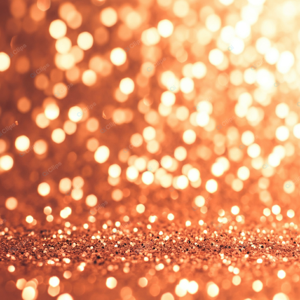 Golden Bokeh Lights Abstract Background