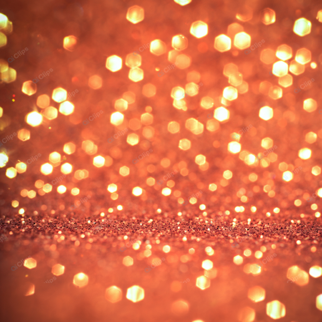 Abstract Golden Bokeh Background with Soft Glowing Lights
