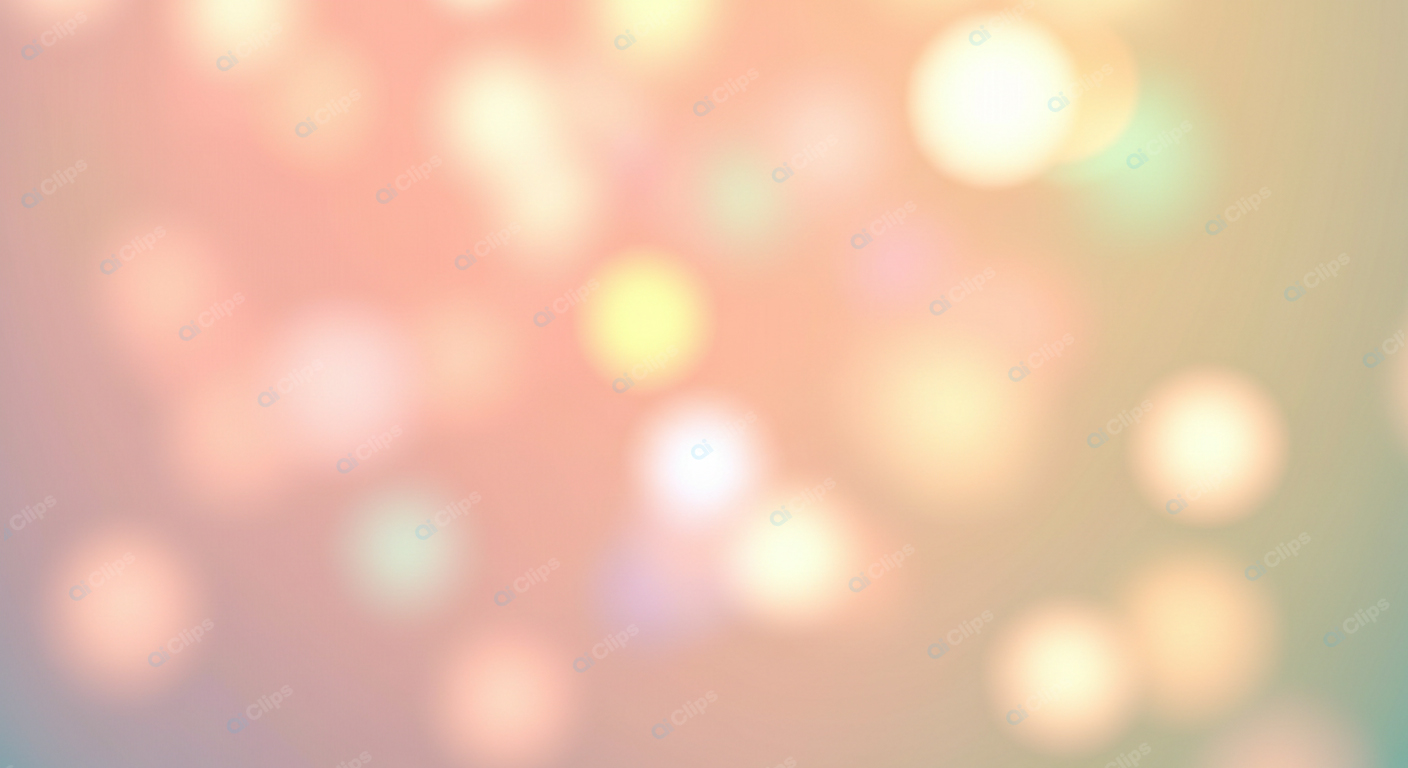 Soft Pastel Bokeh Light Background