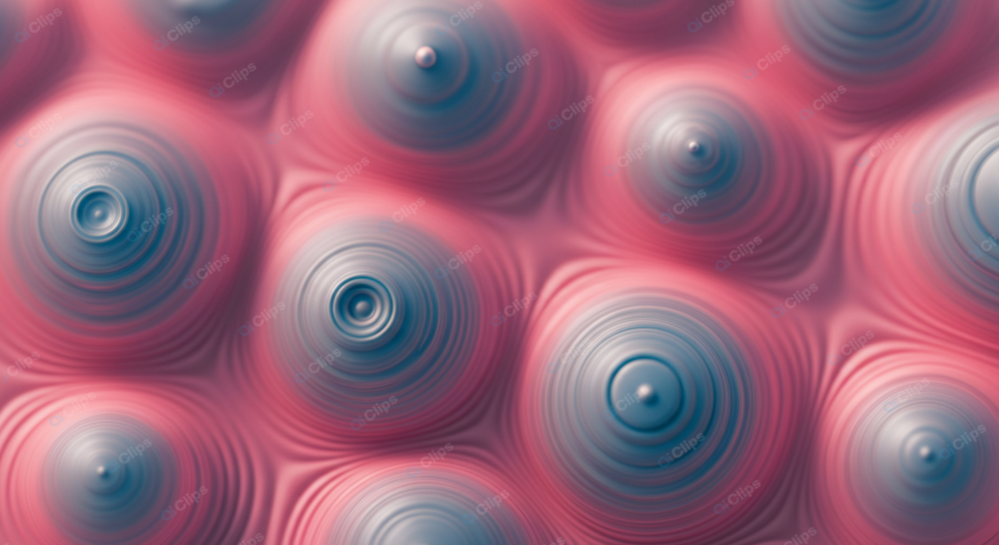 Abstract Pink and Blue 3D Swirl Pattern