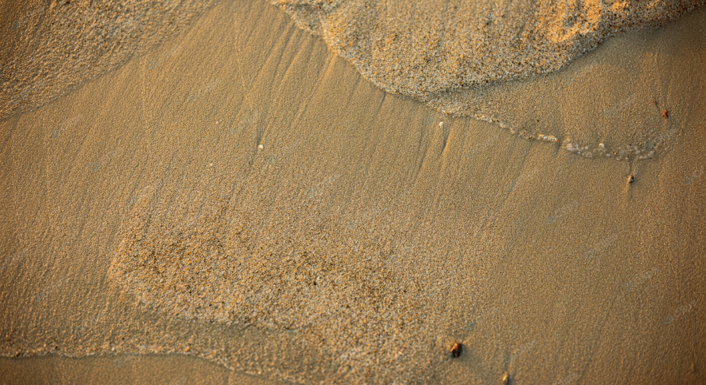 Golden Sand Texture with Gentle Wave Patterns