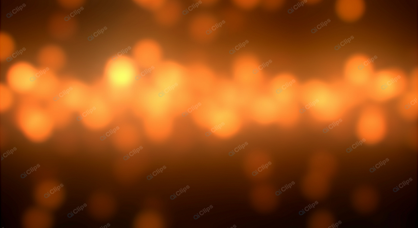 Golden Bokeh Abstract Background
