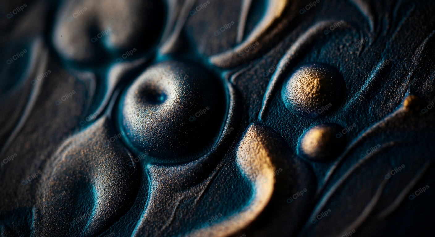 Abstract Close-Up of Metallic Surface Texture