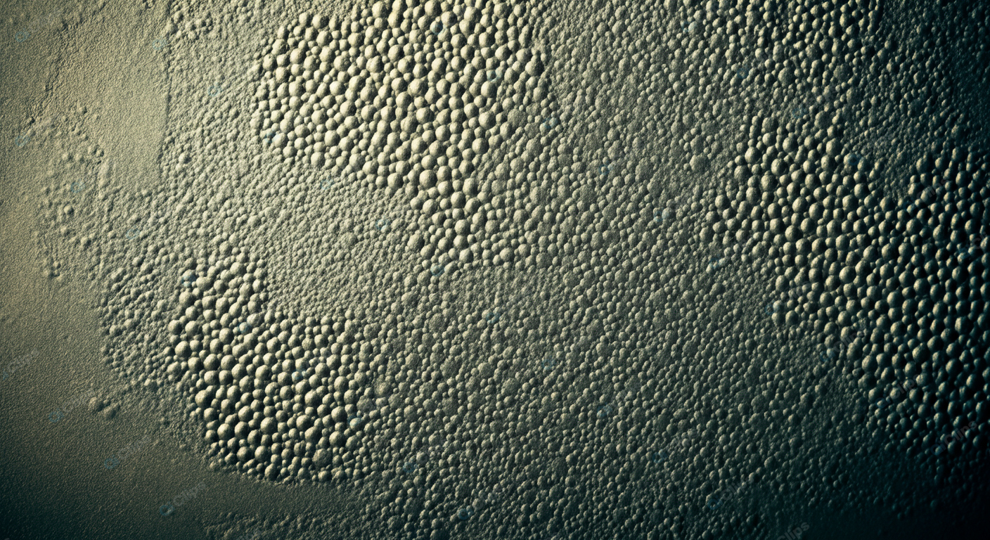 Textured Macro Shot of Bubble Patterns on Surface