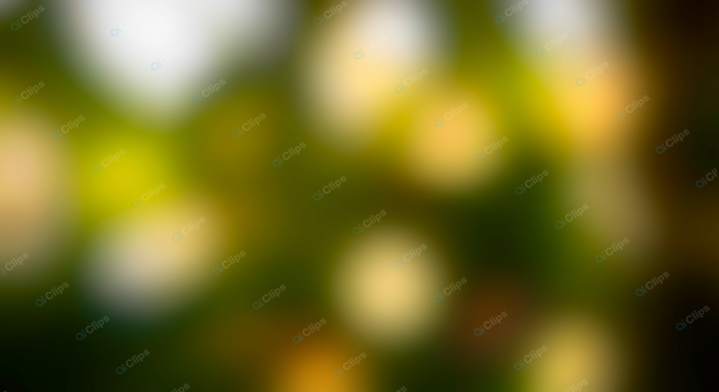Blurry Nature Background with Light Bokeh Effects