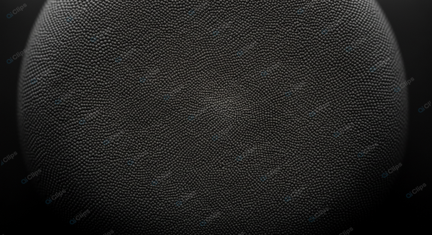 Microscopic Texture of Black Sphere Surface