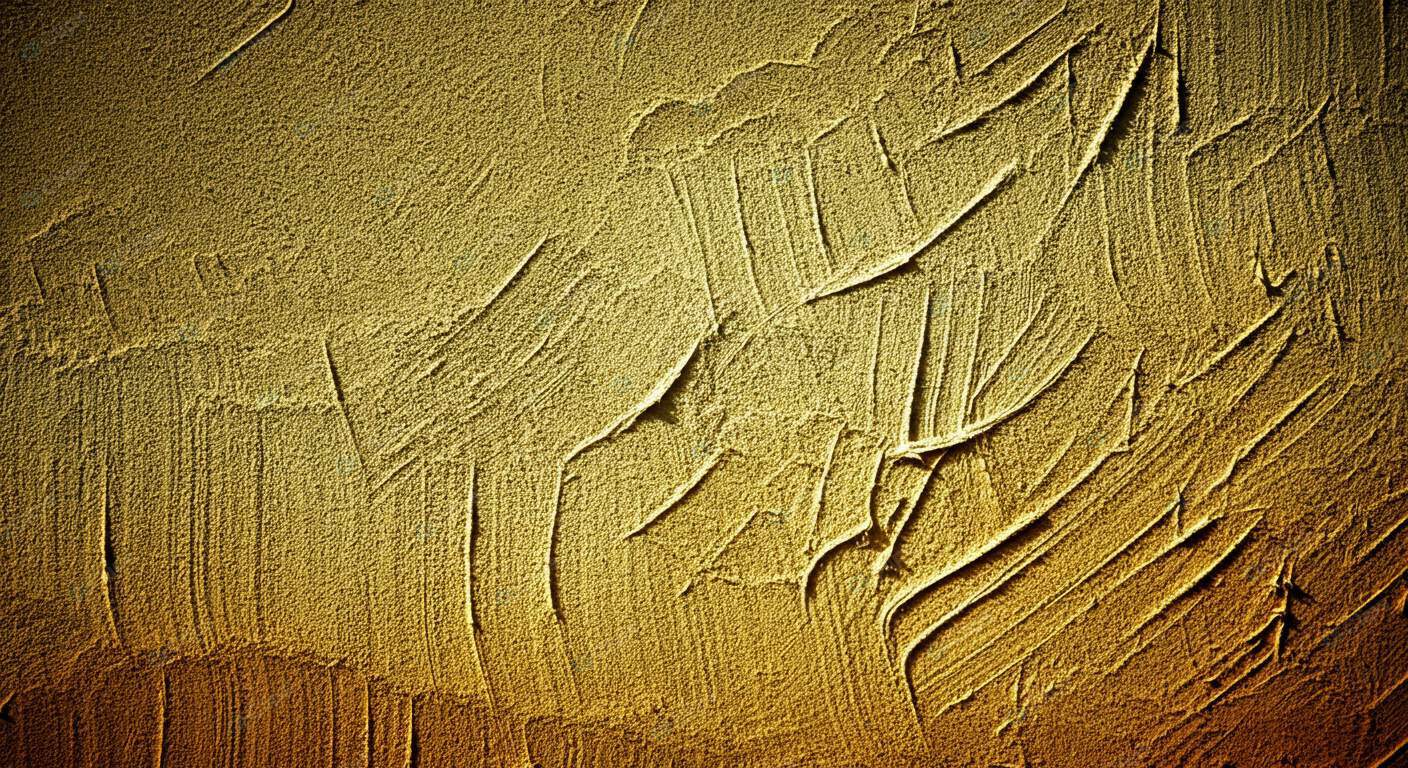 Golden Textured Abstract Wall Surface