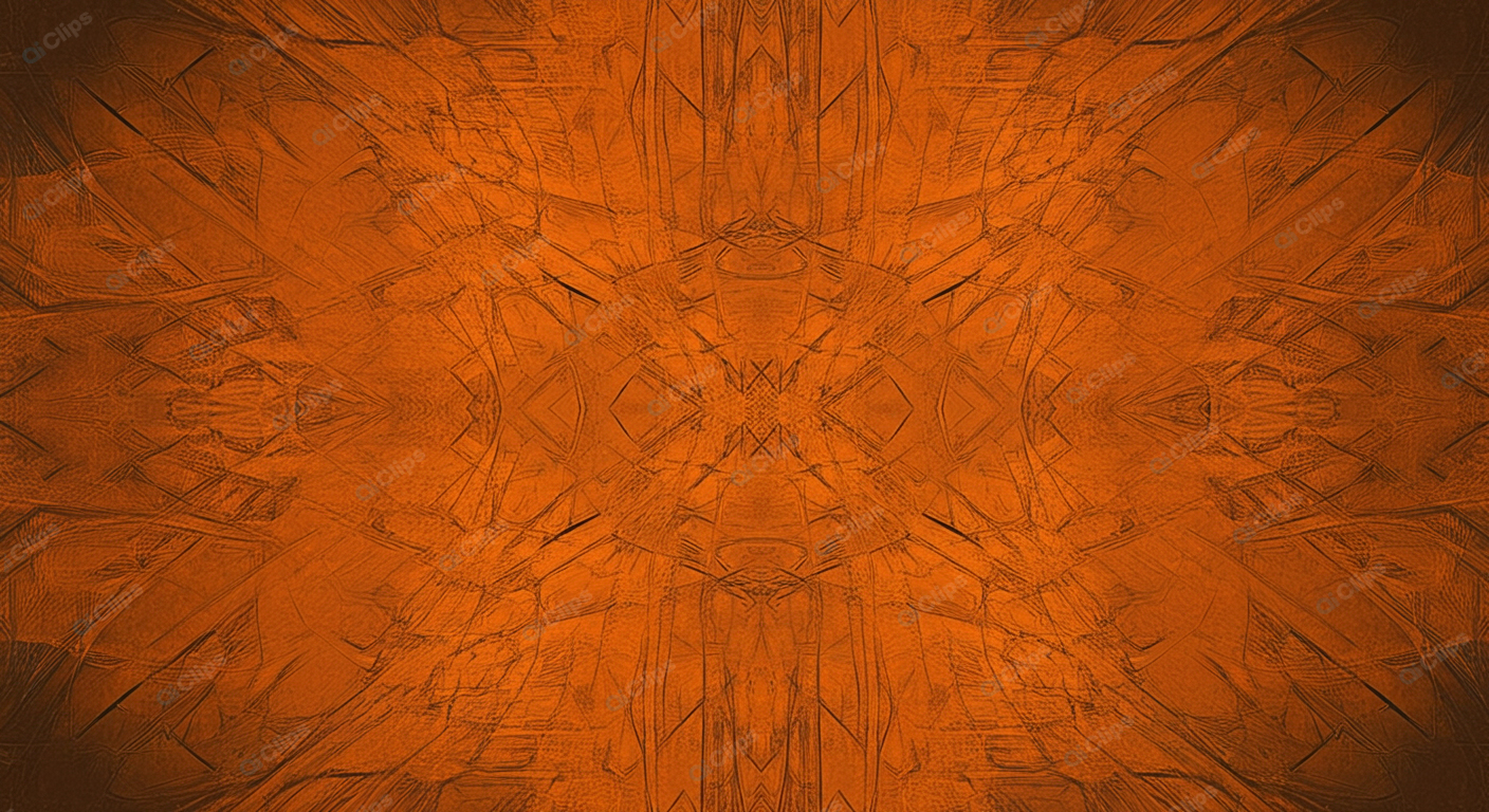 Abstract Orange Geometric Texture Pattern