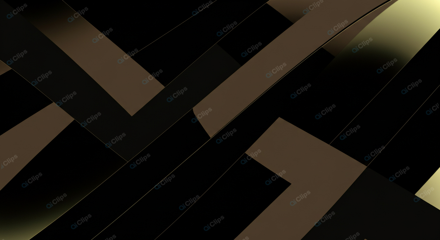 Abstract Geometric Pattern with Black and Brown Stripes