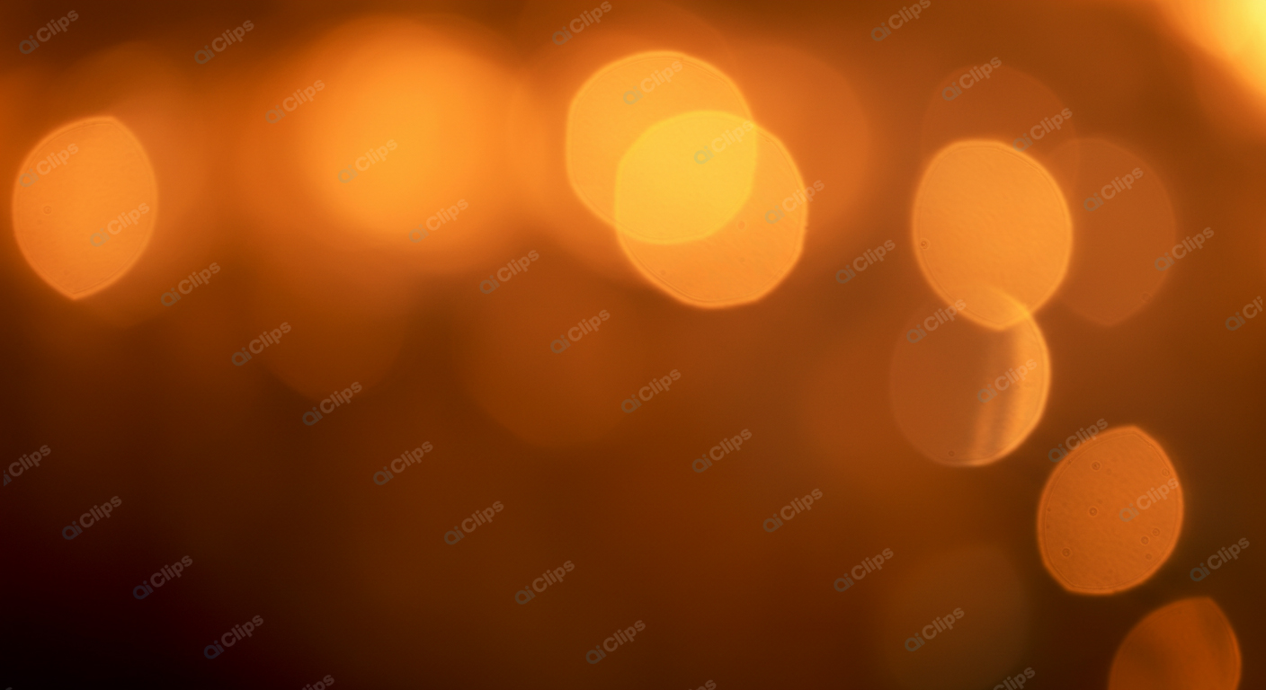 Soft Golden Bokeh Lights Abstract Background