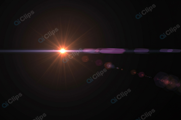 Lens Flare Effect with a Brilliant Light Burst
