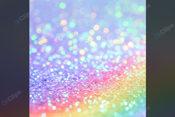 Rainbow Holographic Glitter Background