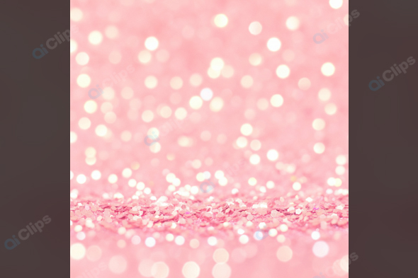 Pink Glittery Bokeh Background with Sparkles