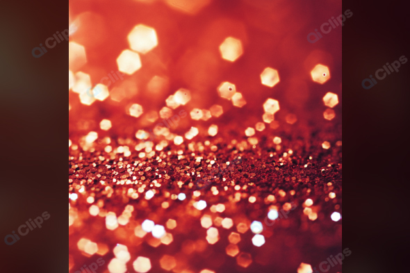 Glittering Red Bokeh Background