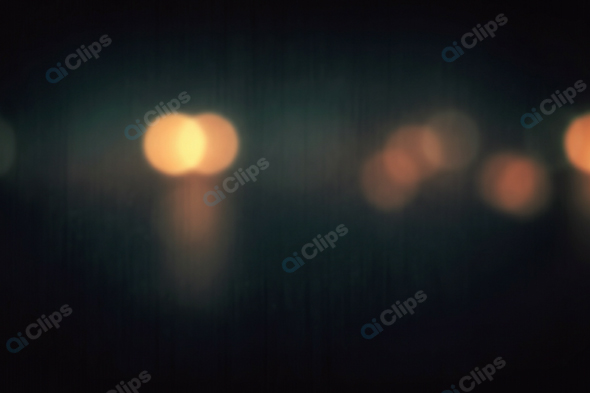 Bokeh Effect of Blurred City Lights at Night