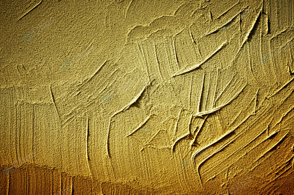 Golden Textured Abstract Wall Surface
