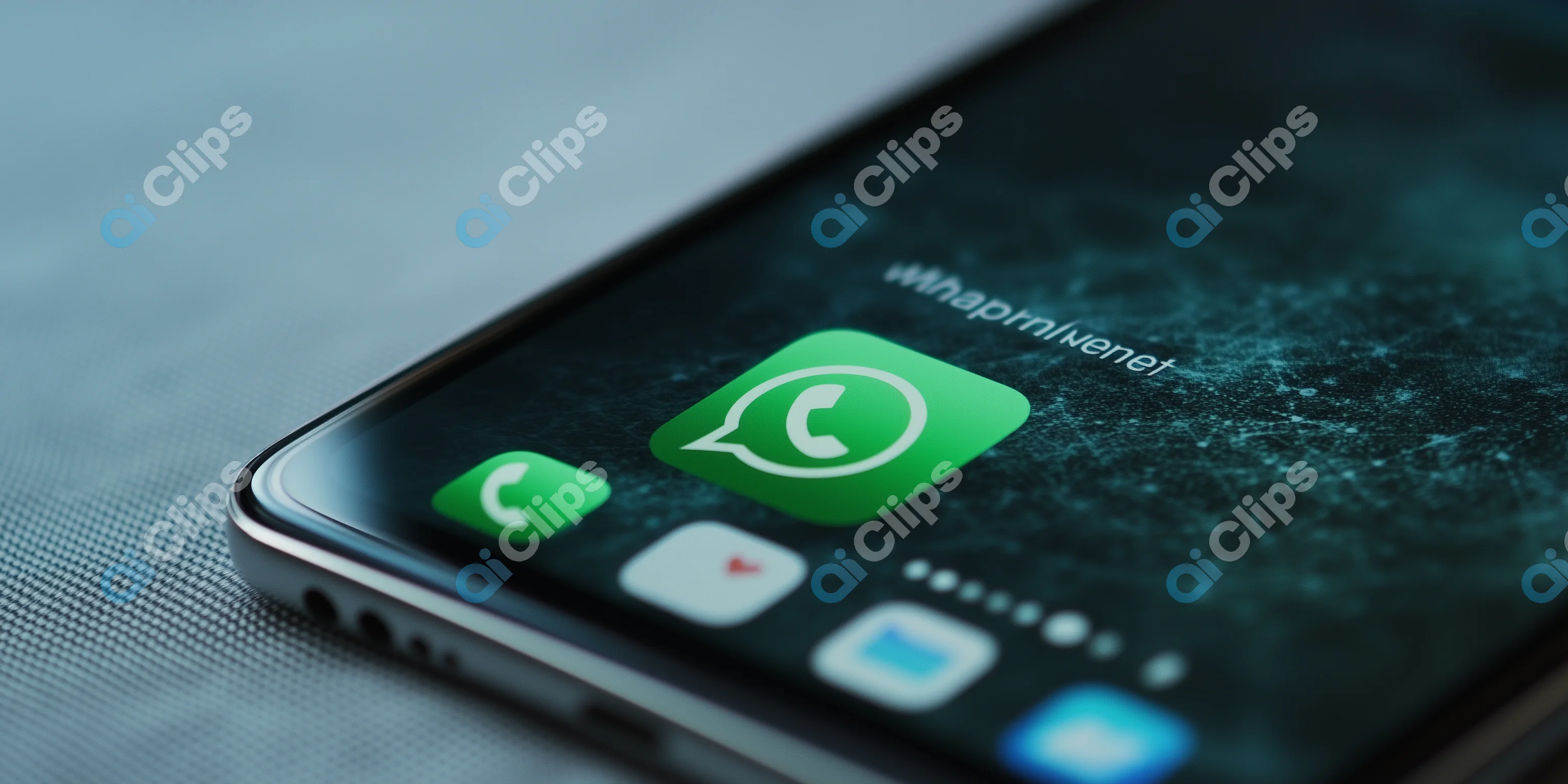Smartphone with Messaging App Icon