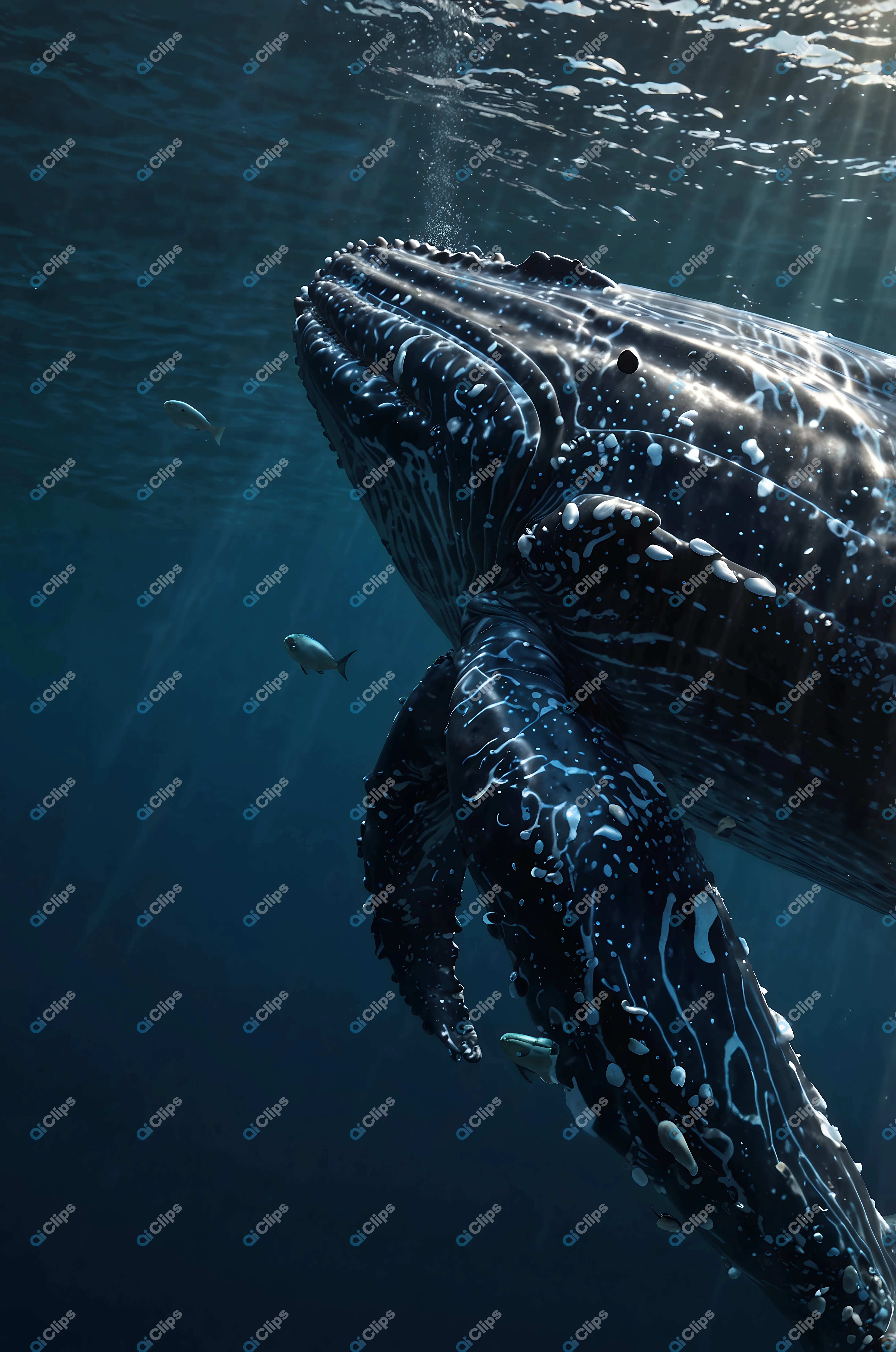 Humpback Whale Underwater