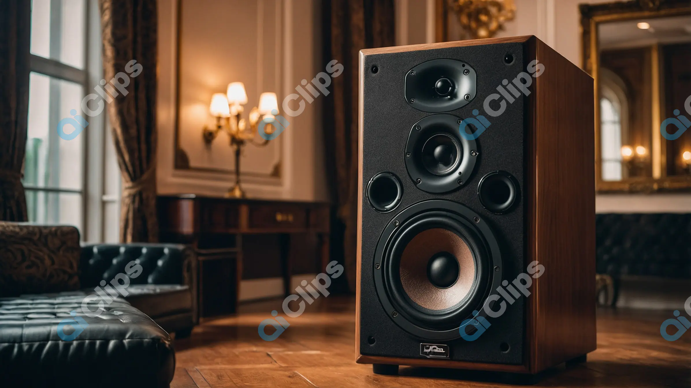 High-End Speaker in Luxury Room