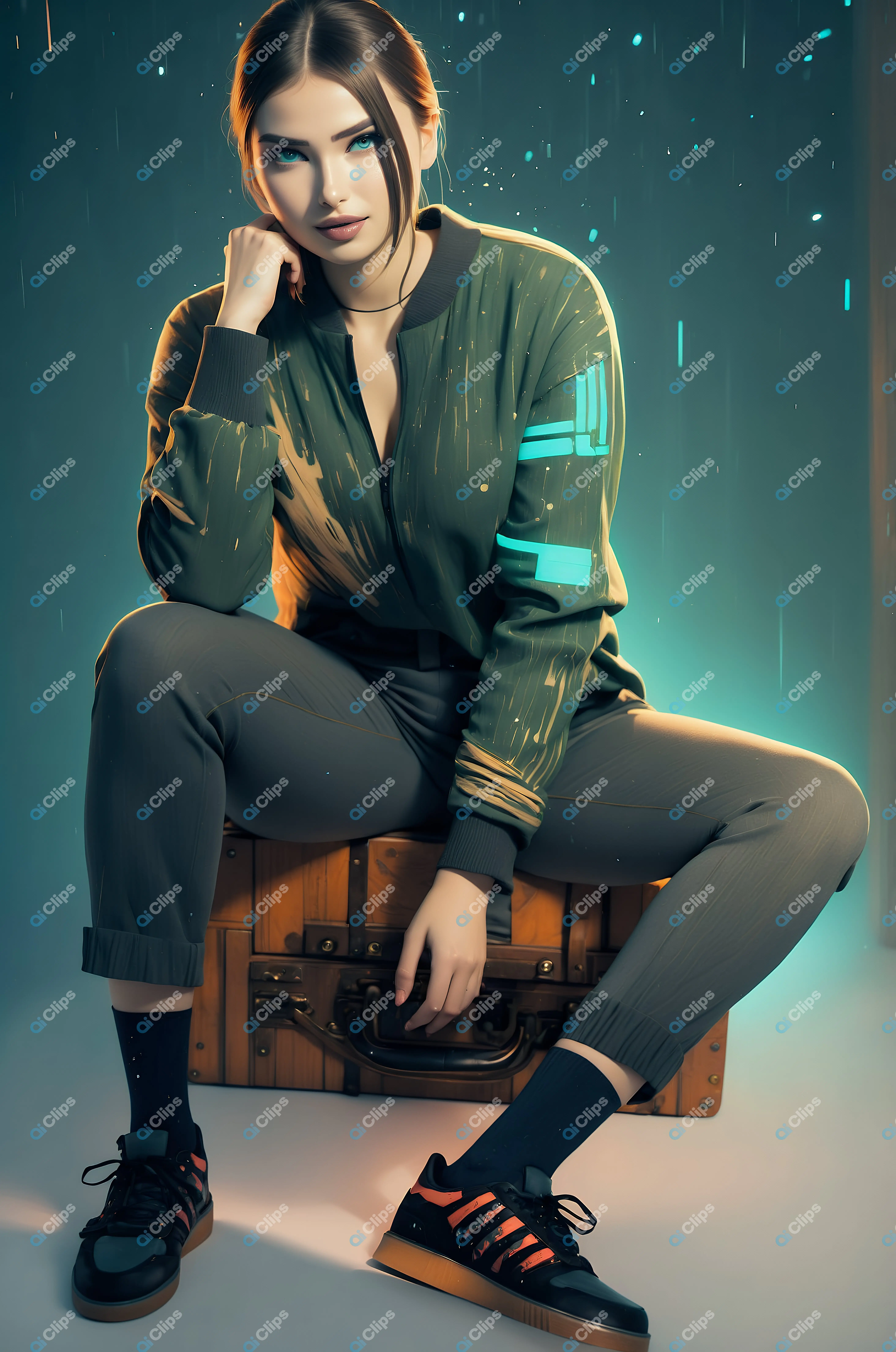 Cyberpunk Female Portrait
