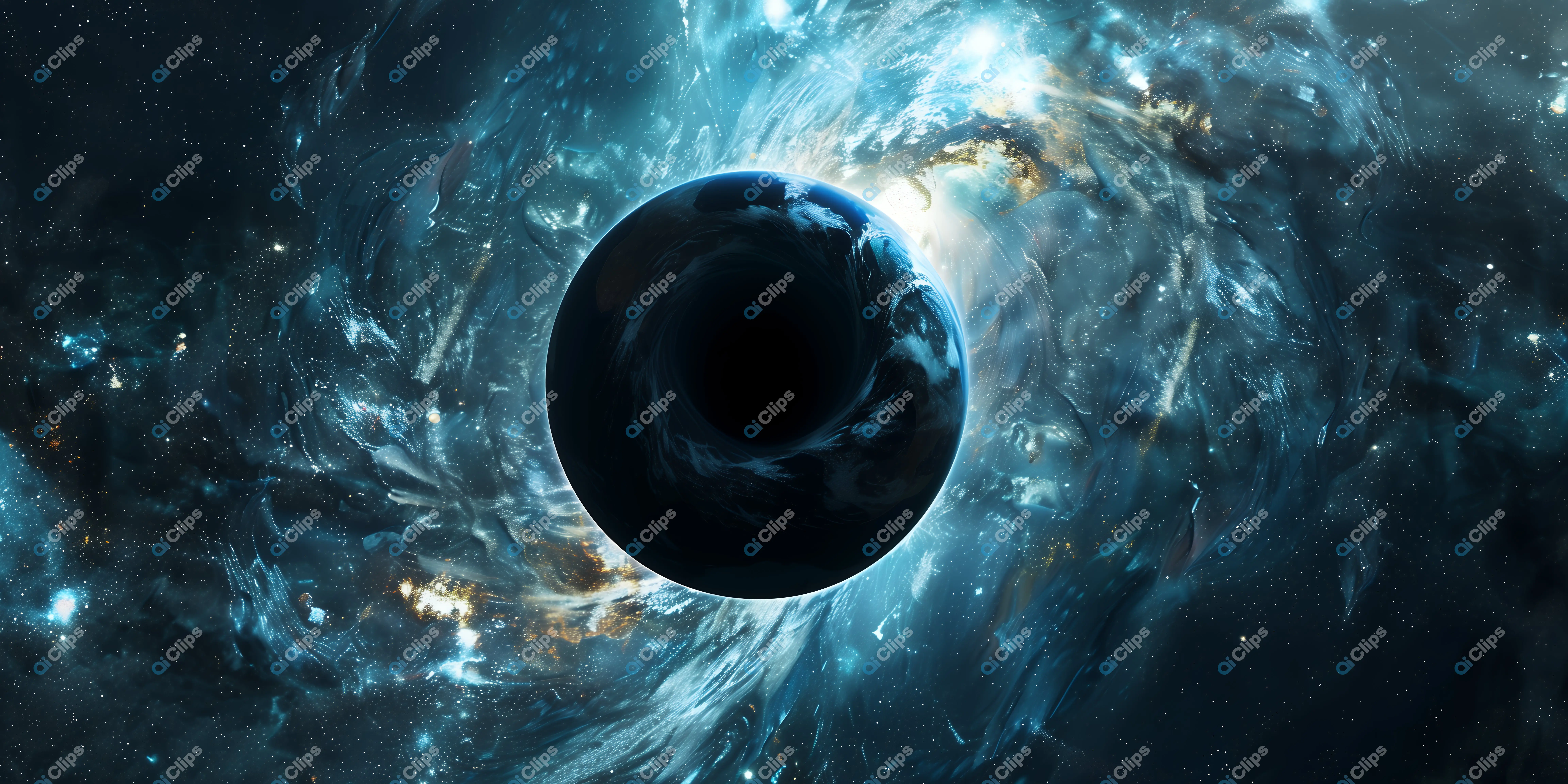 Galactic Black Hole Vortex